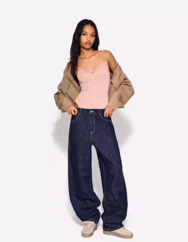 Bershka Body Mit Trägern Und Spitzenkante Damen S Rosa Bershka Body Mit Trägern Und Spitzenkante Damen S Rosa
