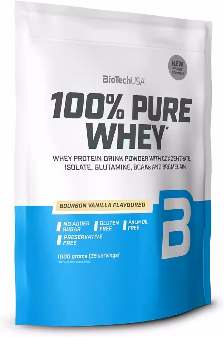 Biotech USA Eiweiß 100% Whey Protein 1000g Beutel